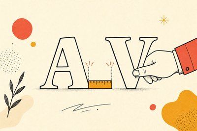Illustration for "Kerning and letter spacing: A beginner's guide to making your font readable"